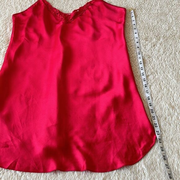 Vintage red slip nightgown size 1X - Picture 15 of 16